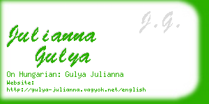 julianna gulya business card